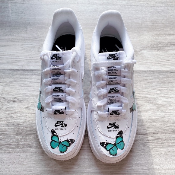 Nike air force 1 low custom butterfly - Picture 6 of 13